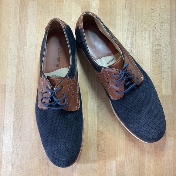 Johnston & Murphy Suede Saddle Oxford - Picture 2 of 8